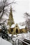 St Mary's in the snow